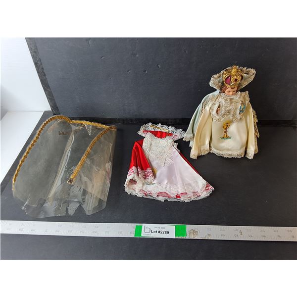 Ceramic Jesus of Prague Figurine 9.5"