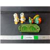 Image 1 : (2) Sets of Ceramic Salt & Pepper Shakers- Turkey & Donald Duck