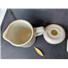 Image 3 : Ceramic Dish Set- Creamer, Pitcher 7", Sugar Bowl, Misc.