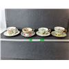 Image 1 : (4) Teacup & Plate Sets- Mostly Bone China