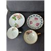 Image 2 : (4) Teacup & Plate Sets- Mostly Bone China