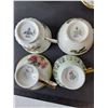 Image 4 : (4) Teacup & Plate Sets- Mostly Bone China