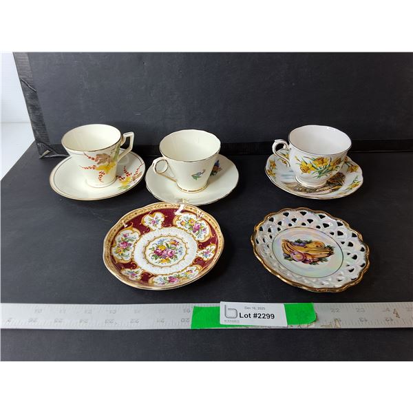 Fine/Bone China Teacups & Plates