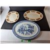 Image 1 : (3) Decorative Ceramic Trays Up to 16.5"