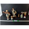 Image 1 : Ceramic Figurines Up to 8" and Salt & Pepper Shakers