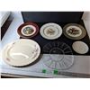 Image 1 : (6) Decorative Plates/Tray Up to 14.25"
