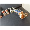 Image 2 : Ceramic Salt & Pepper Shakers, Creamer, Vase, Misc.
