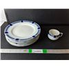 Image 1 : (9) Ceramic Plates 10" & Teacup