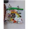 Image 3 : Lot: Scrabble (As Is), Childrens Toys, Plastic Childrens Rings, Misc