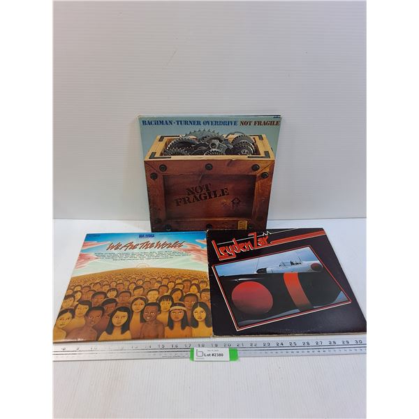 (3) Records: BTO, Leyden Zar, We Are The World