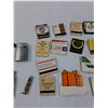 Image 3 : Lot: Matches Collection, Bottle Openers, Lighter, Folding Knife