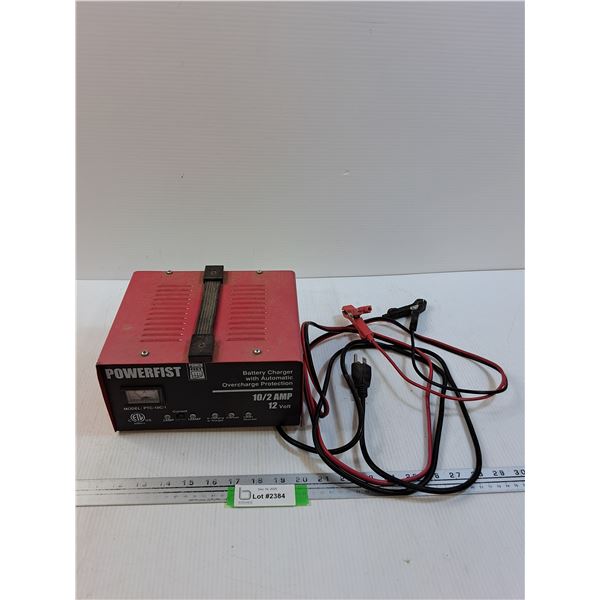 Powerfist Battery Charger - Powers On, As Is