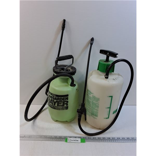 (2) Home & Garden Sprayers - 1L & 1.5L - As Is, Untested - CANNOT SHIP