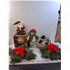 Image 1 : Christmas Lot: Santa, Garlands, Snowmen, Angel, Misc