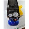 Image 3 : Campbell Hausfeld Two Gallon Air Compressor - Powers On, Gauges May Need Replacing, TLC?-Cannot Ship