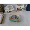 Image 4 : Ceramic Creamer & Sugar Set, Vintage Prince Albert, Herb Tea Tins, Ornate Decorative Box