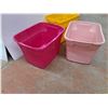 Image 2 : *(3) Plastic Storage Tote 21" x 16" x 15", Cannot Ship