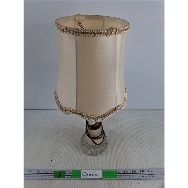 Vintage Desk Lamp - Powers On, As Is, 16" x 6"