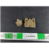 Image 1 : (2) Vintage Metal Shirt Pins (Saskatoon Light Infantry & The Perth Regiment