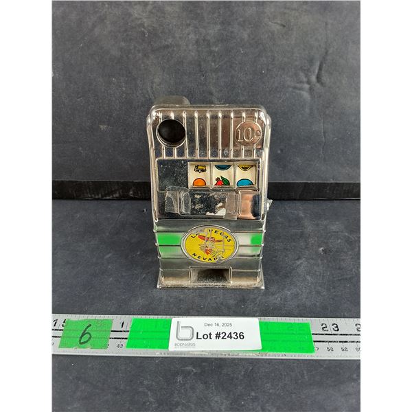 Jackpot Coin Bank - Some Wear - 5.5" x 3.5" x 4"