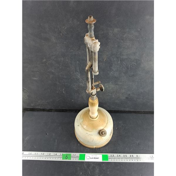 Antique Coleman Quick Lite #156 Gas Table Lamp - 19" Tall, Pickup Preferred
