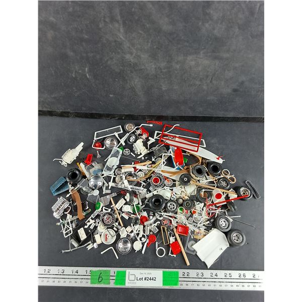 Various Plastic Model Pieces