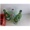 Image 5 : Vintage Coca Cola 6 Bottle Caddy, Vintage 750ml 7UP and Pepsi Cola Glass Bottles