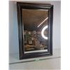 Image 1 : Wood Framed Mirror Approx 35.5"x23.5"- Cannot Ship