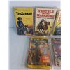 Image 2 : (8) Vintage Pop Fiction Western- Triggerman, Trouble On The Massacre