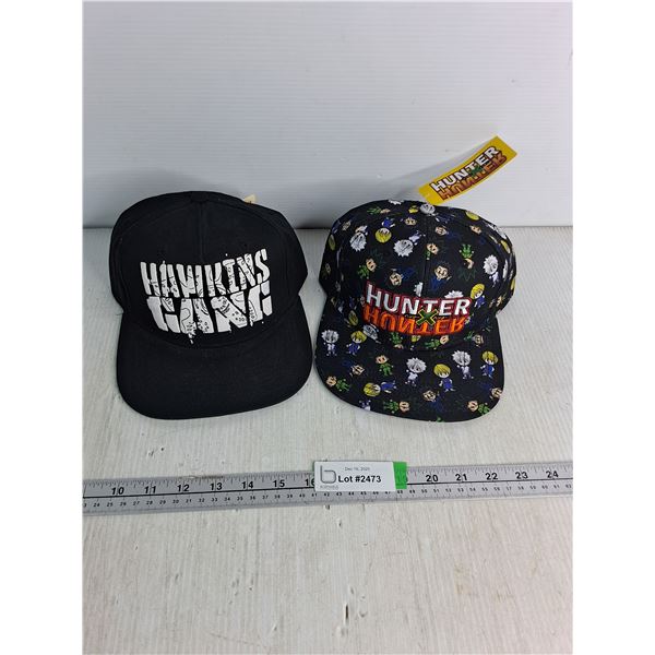 (2) Hats- Hunter X Hunter,  Hawkins Dang Stranger Things- Appear New