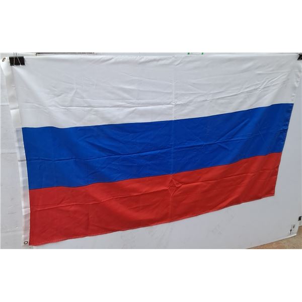 (2) Flags 60" x 34.5"- Russian, Bisexsual