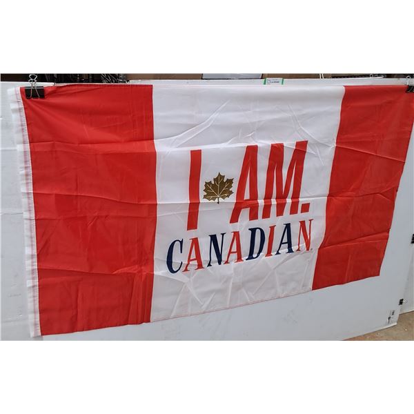 (2) I Am Canadian Flags 60"x 35"
