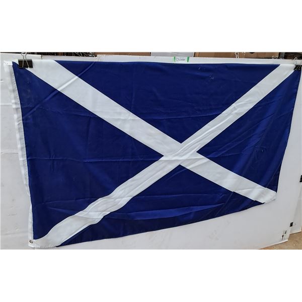 (2) Country Flags 59"x 34"- Scotland, Arcadia