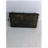Image 4 : Antique Carpeted Metal Carriage Foot Warmer 13.5"x 8"