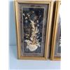 Image 2 : (2) Framed Shell And Dried Flower Art Approx 11"x 6.5"