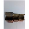 Image 3 : (3) Tin Containers Up To 6.5" x 4" x 7.5"