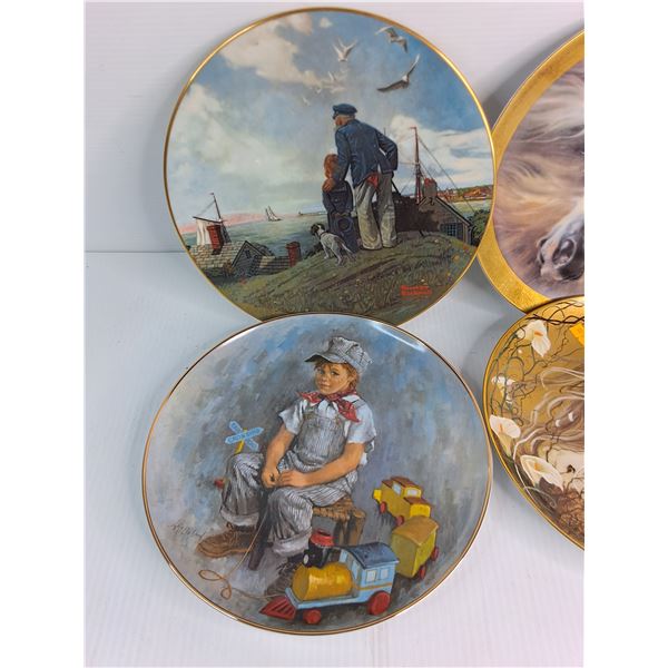 Collectible plates Decorative Plates 10 1/4" - Looking Out At Sea, The Arabian, When I Grow Up, Lili