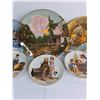 Image 3 : (6)Collectible Decorative Plates- Suday Afternoon, Half Dome, Benji Burro, The Lighthouse Keepers Da