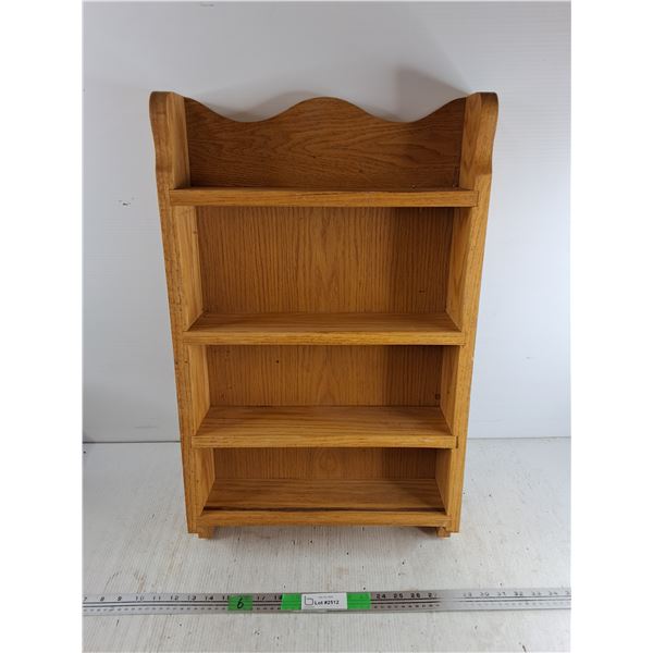 Vintage Wooden Wall Shelf 27" x 16" x 4"