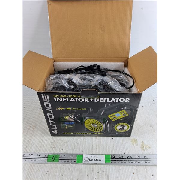 Autojoe 12V DC Inflator + Deflator - As Is