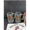 Image 2 : Tail End Trophy Beersteins, Redneck Sippin Cups, Hockey Girl Bag 9" x 7"