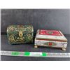 Image 1 : Ornate Metal Jewelry/Trinket Boxes