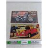 Image 1 : Harley Davidson & VW Van Front License Plates