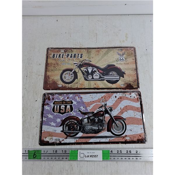 Bike Parts & Made in the USA Front License Plates