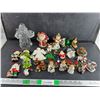 Image 1 : Crystal Santa Candle Holder, Assorted Christmas Tree Ornaments