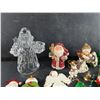 Image 2 : Crystal Santa Candle Holder, Assorted Christmas Tree Ornaments
