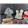 Image 2 : Christmas Coasters, Crystal Santa Candle Holder, Plastic Mug, Avon Perfume Bottle, Misc