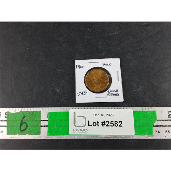 1910 - 2010 Commemorative Saskatchewan Roughriders Collectors Coin