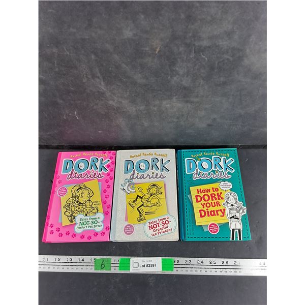 (3) Dork Diaries Books by Rachel Renee Russell