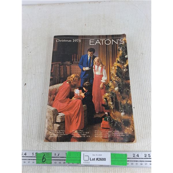 Vintage Christmas 1975 Eatons Magazine